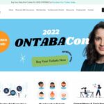 A website with an image of a woman and the words " 2 0 2 2 ontabacon ".